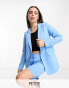 Фото #1 товара Vero Moda Petite tailored suit blazer co-ord in blue