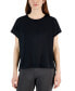 ფოტო #1 პროდუქტის Women's Birdseye-Mesh Dolman-Sleeve Top, Created for Macy's