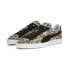 Фото #9 товара Puma Suede Animal 39110801 Mens Black Suede Lifestyle Sneakers Shoes