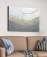 Фото #7 товара Golden Tundra Textured Glitter Hand Painted Canvas Wall Art, 30" x 40"