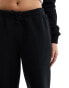 Pull&Bear wide leg jogger in black