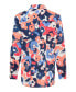 ფოტო #3 პროდუქტის Women's Cotton Viscose Long Sleeve Floral Print Shirt