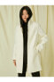 Фото #2 товара Пальто женское Koton с высоким воротником, на молнии, из скубы