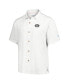 Men's White Georgia Bulldogs Castaway Game Camp Button-Up Shirt