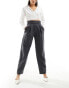 Фото #1 товара & Other Stories pleated waist balloon leg trousers in grey