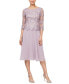 Фото #1 товара Women's Layered Embellished Lace-Bodice Dress