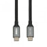 Фото #4 товара Разъем и переходник USB C - USB 3.2 Gen 2 (3.1 Gen 2) длиной 1 м в черном цвете от IMPET COMPUTERS Sp. z o. o. iBOX IKUMTC31G2