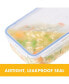 Фото #3 товара Easy Essentials 7.6-Cup Rectangular Food Storage Container, Set of 4