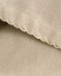 Scalloped tablecloth