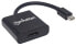 Фото #8 товара Manhattan Mini DisplayPort 1.2a to HDMI Adapter Cable - 4K@60Hz - Active - 19.5cm - Male to Female - Black - Three Year Warranty - Polybag - Mini DisplayPort - HDMI Type A (Standard) - Male - Female - Straight - Straight