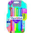 Set of Felt Tip Pens Paper Mate Flair Multicolour 6 Pieces (2 Units)