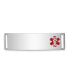 ფოტო #1 პროდუქტის Sterling Silver Rhodium-plated Medical ID Plate Bracelet