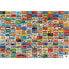 Фото #1 товара Пазл Ретро Volkswagen Groovy Bus Collage 2000 деталей EUROGRAPHICS