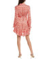 Anna Kay Flounce Mini Dress Women's Orange L - фото #2