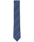 Фото #2 товара Men's Belwood Slim Stripe Tie, Created for Macy's