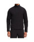 ფოტო #3 პროდუქტის Men's Black Zero Weight Half-Zip Pullover Top