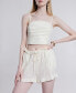 ფოტო #17 პროდუქტის Women's Plisse Paper Bag Short