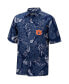 ფოტო #3 პროდუქტის Men's Navy Auburn Tigers The Dude Camp Button-Up Shirt