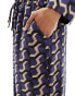 Фото #2 товара Vero Moda satin trouser co-ord in geo print