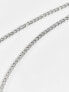 Icon Brand Deposit stainless steel chain necklace in silver