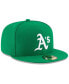 Фото #3 товара Men's Green Oakland Athletics Alt Authentic Collection On-Field 59FIFTY Fitted Hat