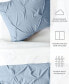 Home Collection Premium Ultra Soft 2 Piece Pinch Pleat Duvet Cover Set, Twin/Twin Extra Long
