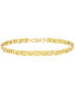 Фото #1 товара Macy's men's Solid Mariner Link, 22" Chain Necklace (5-5/8mm) in 10k Gold