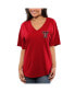 ფოტო #2 პროდუქტის Women's Red Texas Tech Red Raiders Oversized T-shirt