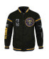 Фото #3 товара Men's and Women's x Black History Collection Black Denver Nuggets Full-Snap Varsity Jacket