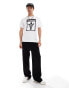 Adidas Originals Torch graphic t-shirt in white weiß, S - фото #4