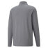 Puma Cloudspun Grylbl Mock Neck Long Sleeve Quarter Zip Sweater Mens Grey Casual