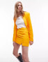 Фото #3 товара Topshop linen blend pelmet skirt in mango