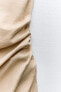 Фото #12 товара Платье миди из смесового льна ZARA