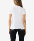 ფოტო #2 პროდუქტის Women's Short Sleeve Side Tape Slim Crew T-shirt