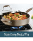 Advanced Home Hard-Anodized Nonstick 5-Qt. Sauté Pan with Helper Handle