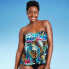 Women' Twit Bandeau Flyaway Tankini Top - Kona Ol™ Multi size Small