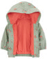 Baby Floral Print Hooded Jacket 3M