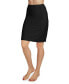 Women's Seamless High-Waisted Bonded Half Slip Skirt