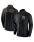 Men's Black Vegas Golden Knights Step Up Crinkle Raglan Full-Zip Windbreaker Jacket