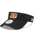 Фото #1 товара Men's Black Cincinnati Bengals Main Adjustable Visor