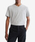 ფოტო #1 პროდუქტის Men's Smooth Cotton Solid V-Neck T-Shirt