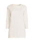 ფოტო #3 პროდუქტის Plus Size Supima Crew Neck Tunic