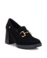 ფოტო #2 პროდუქტის Carmela Collection, Women's Suede Heeled Loafers By XTI