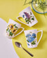 Botanic Garden Assorted Motifs Mandarin Mugs, Set of 6