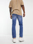 Фото #4 товара ASOS DESIGN slim jeans in mid wash blue