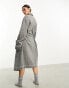 Фото #4 товара Calvin Klein Future Shift dressing gown in grey