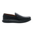 Фото #2 товара Florsheim Montigo Venetian Mens Black Loafers & Slip Ons Casual Shoes
