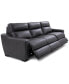 Фото #3 товара Gabrine 3-Pc. Leather Sofa with 3 Power Recliners, Created for Macy's