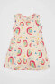 Kız Bebek Desenli Kolsuz Elbise C0074a524sm