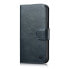 2w1 etui skórzany pokrowiec z klapką iPhone 14 Plus Anti-RFID Oil Wax Wallet Case niebieski